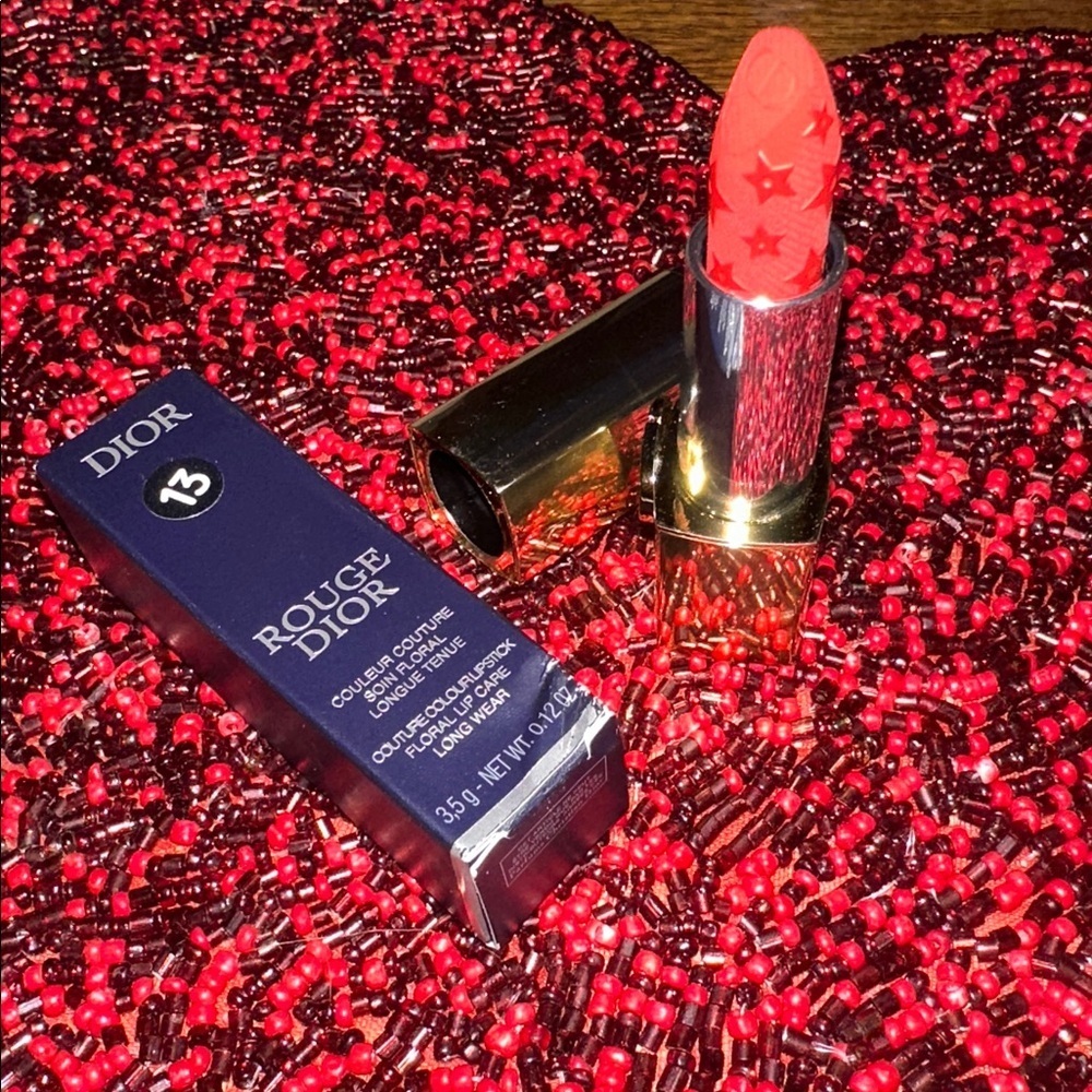 Dior Rouge Lipstick - Shade 999 Velvet Limited Edition Tube - NEW